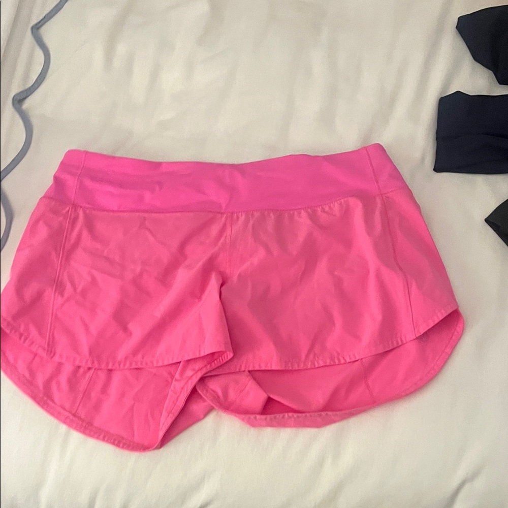Rare Pink Lululemon Shorts